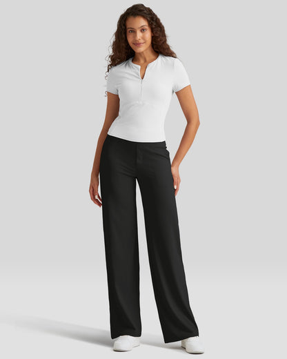 Smart Casual High-Rise Pants