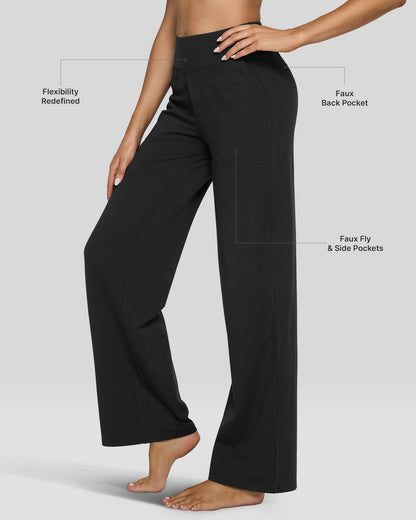 Smart Casual High-Rise Pants
