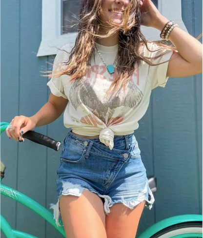 Trendy Ripped Denim Hot Pants