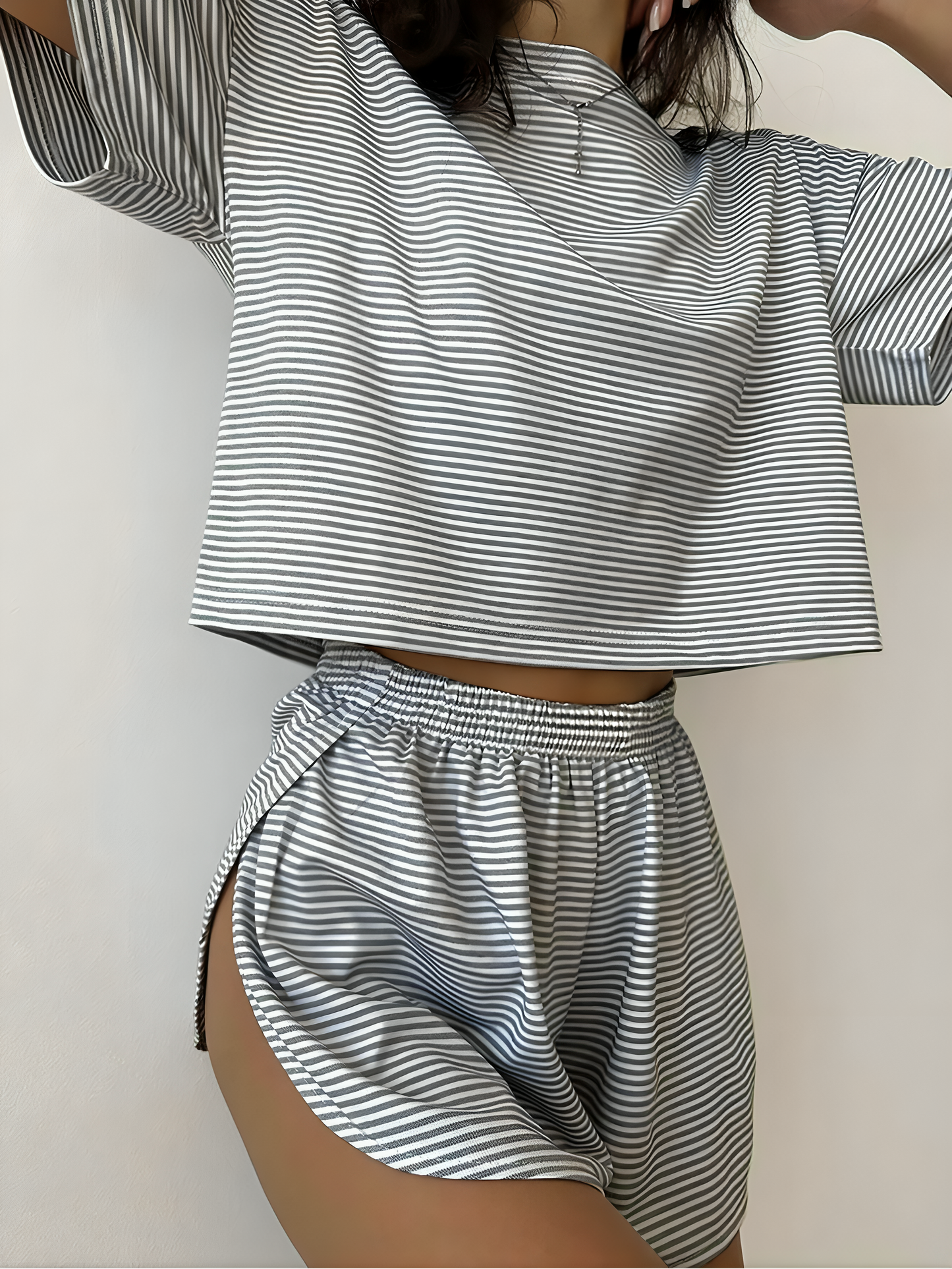 Striped Loungewear Set
