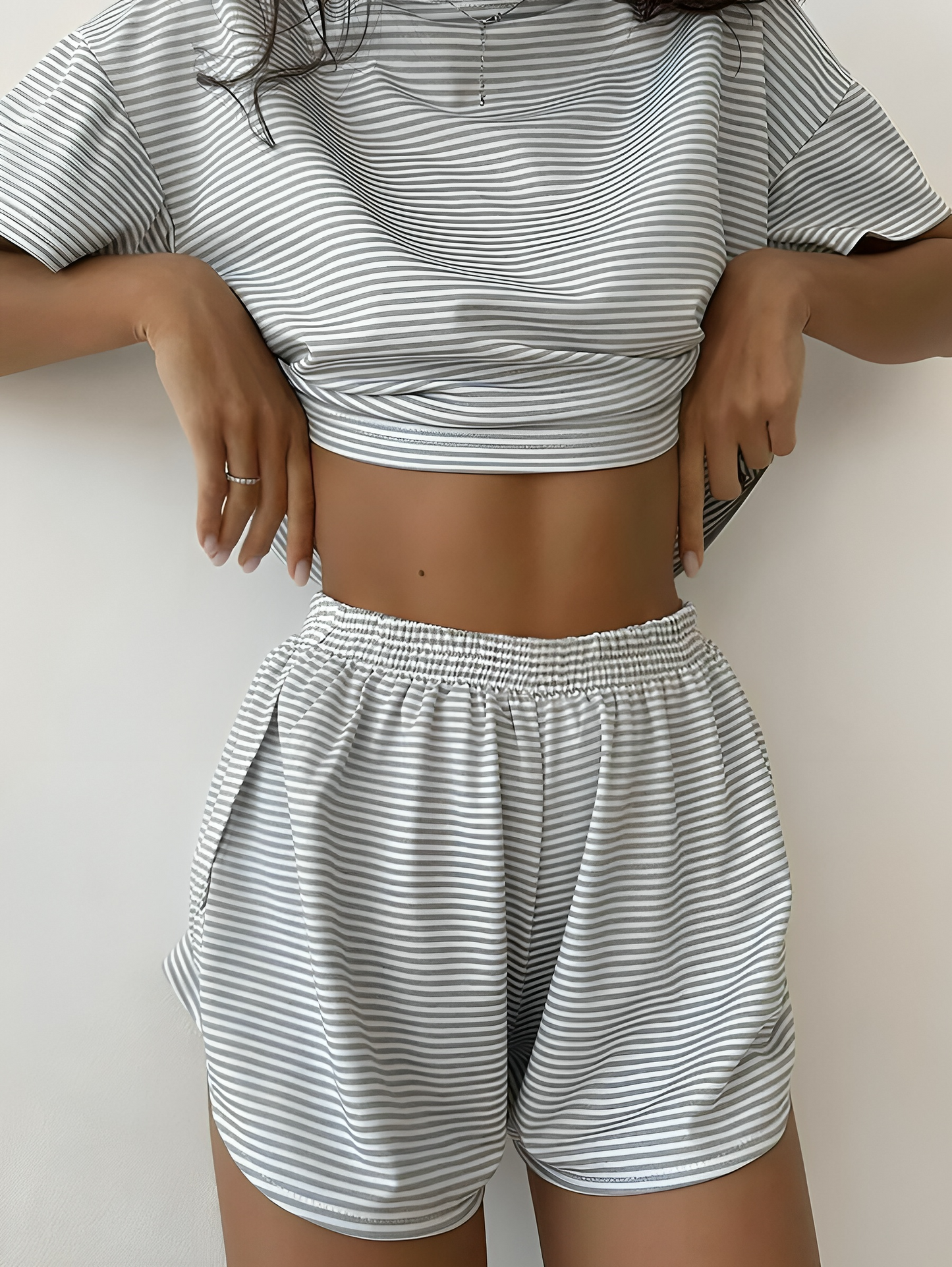 Striped Loungewear Set