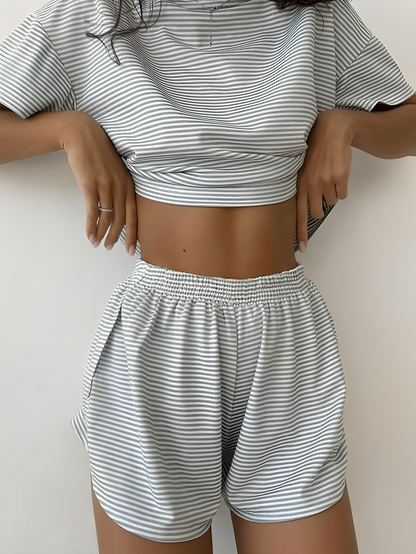 Striped Loungewear Set